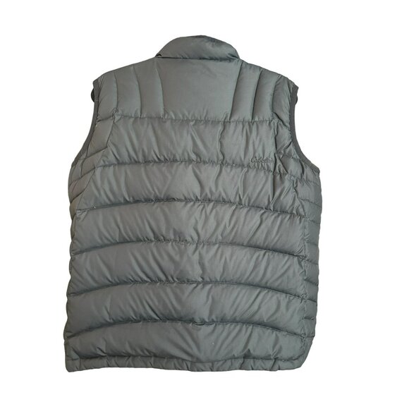 Cabelas Womens Premier Northern Goose Down Black Vest Large 650 Puffer Zip Up - Picture 3 of 3